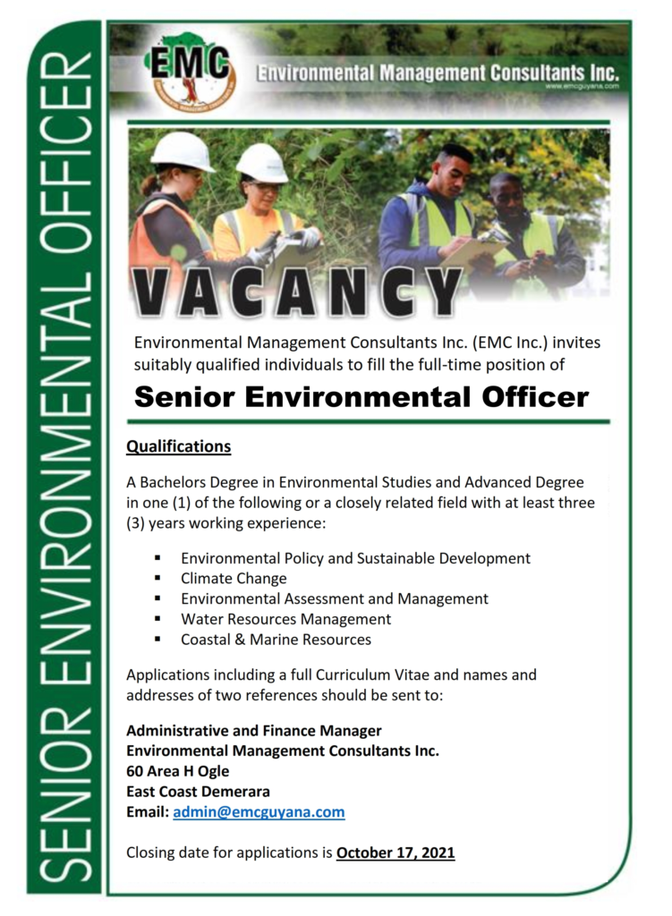 phd vacancy environmental management