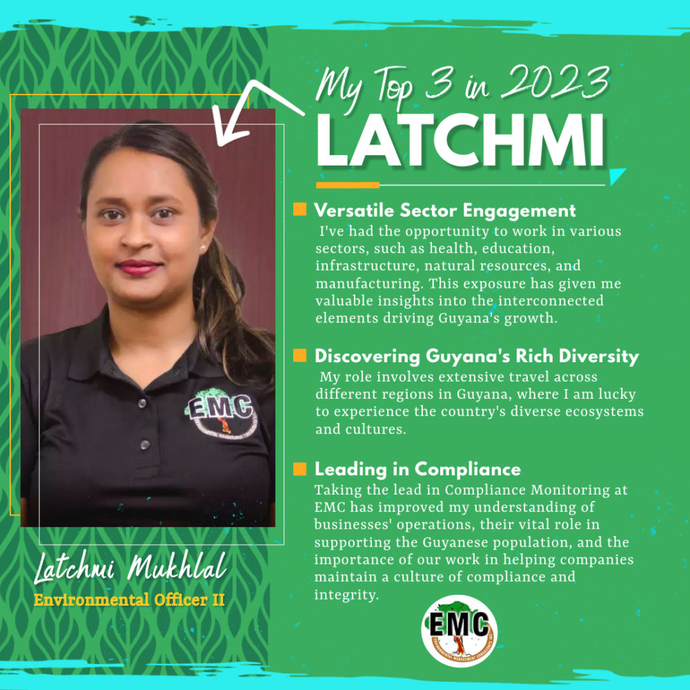 Recap: Latchmi’s Top 3 in 2023 – ENVIRONMENTAL MANAGEMENT CONSULTANTS