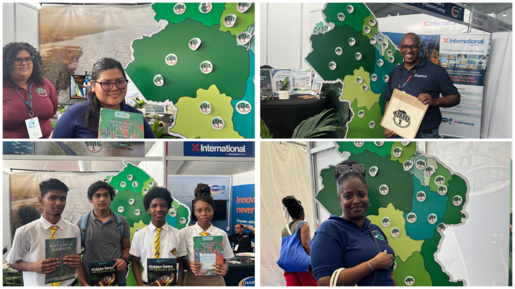 Visitors with their EMC Tokens