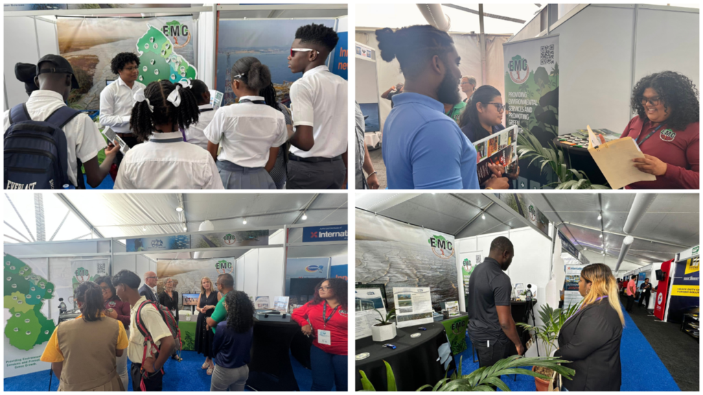 EMC Staff interacting with Visitors and Students during the Expo