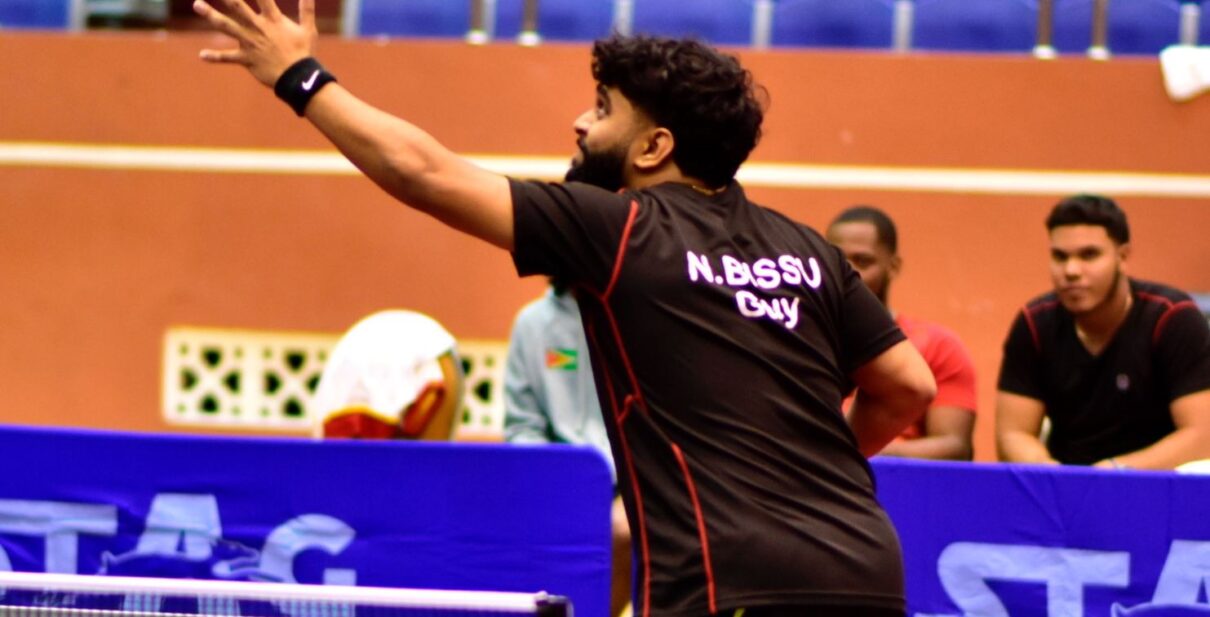 EMC Celebrates Niran Bissu’s Participation in 2025 Caribbean Table Tennis Championships
