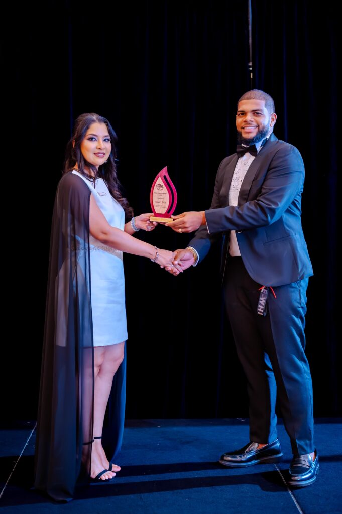 Noah Sills receiving the Team Player Award