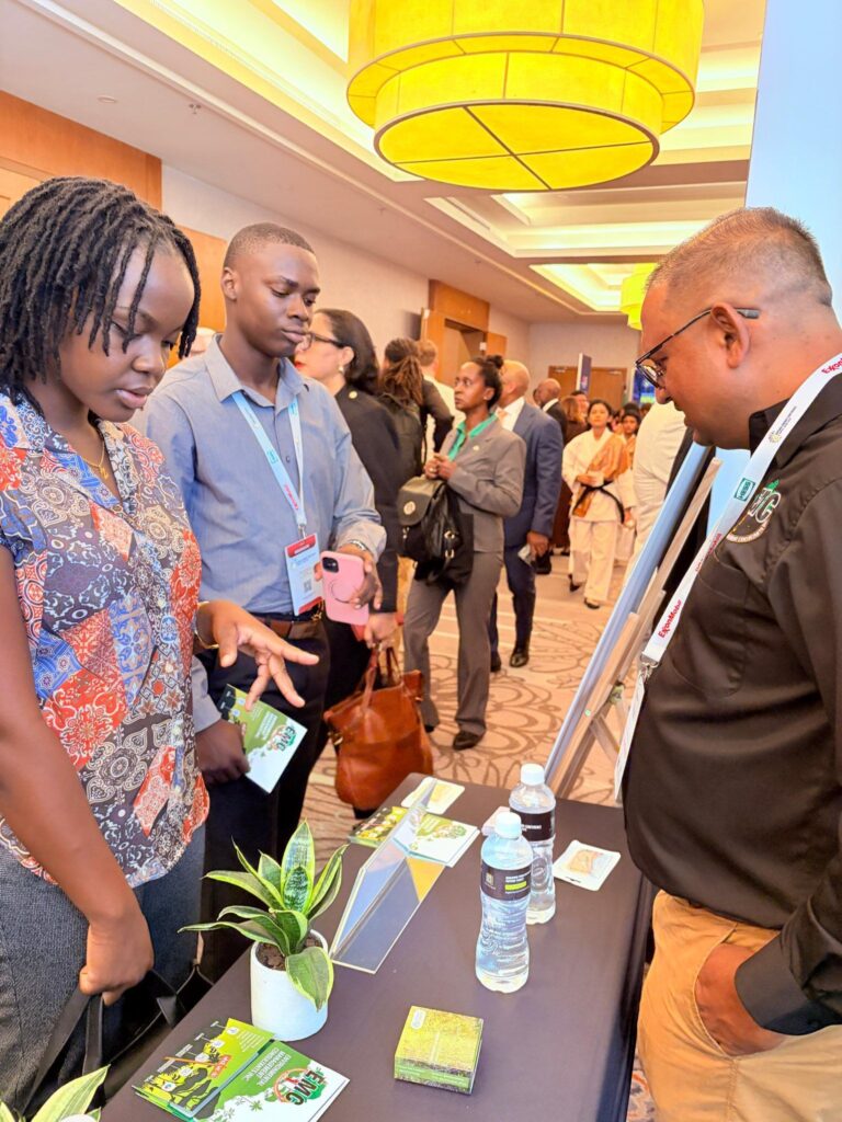 EMC Staff Interacting with Visitors during the Expo