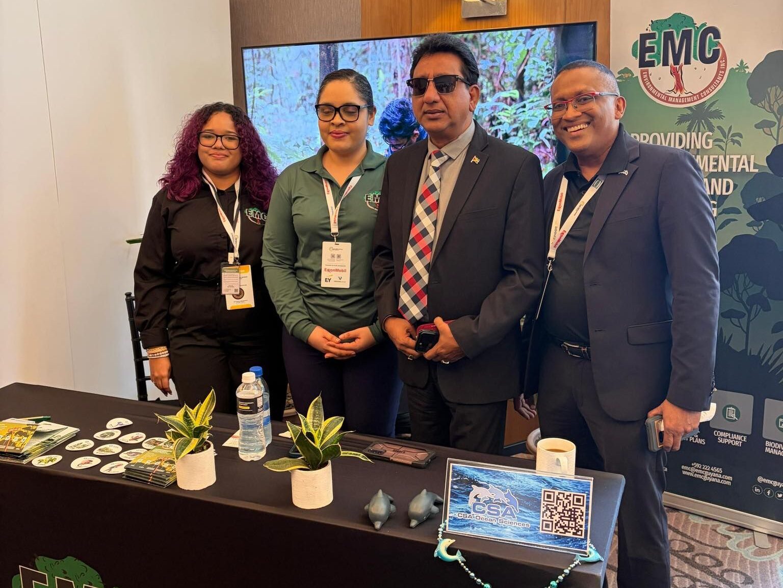 Attorney General and Minister of Legal Affairs, Hon. Anil Nandlall, Engaging with EMC and CSA Team Members